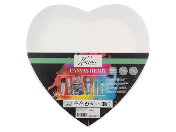 Bild von Leinwand in Herzform - Canvas Heart, 29cm