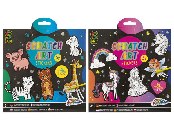 Bild von SCRATCH ART STICKERS