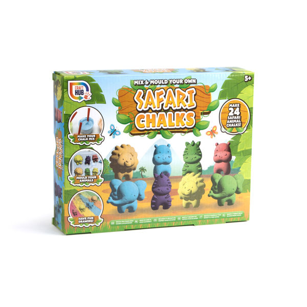 Bild von DIY Safari-Kreidetiere Set - DIY SAFARI CHALK Set