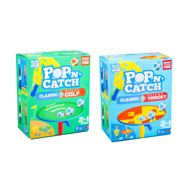 Bild von 2 in 1 Pop and Catch Set - Wurf- und Fang Spiel