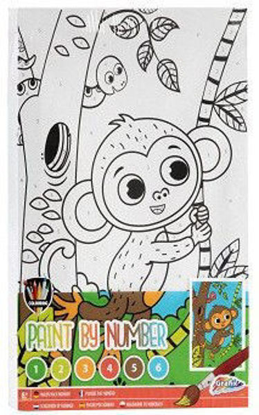 Bild von Malen nach Zahlen - Affe