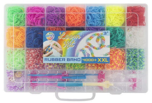 Bild von Rubber Band Loom Kit XXL