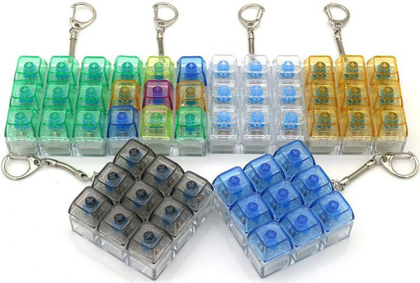 Bild von Clicker Fidget ASMR Keyboard Keychain - Schlüsselanhänger Tastaturstyle KLICK - Mixed Color