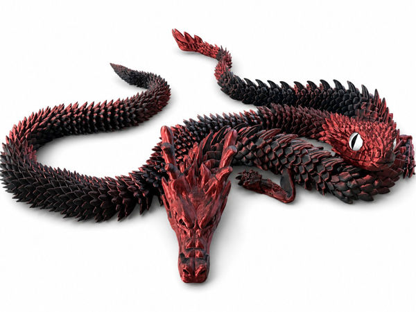 Bild von 200cm MagiX Dragon XXL - Schwarz/Rot