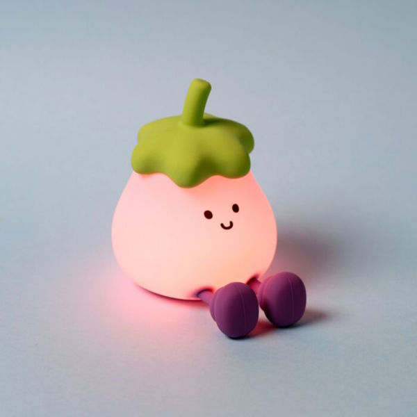 Bild von Aubergine LED-Lampe Nachtlicht & Handy-Halter