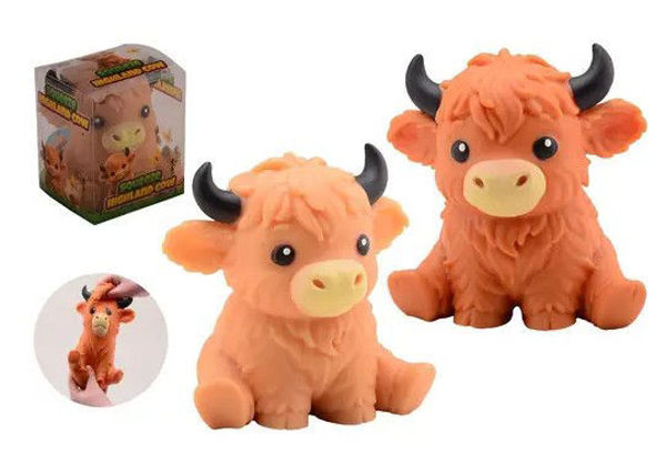 Bild von SLOW RISE Highland Cow 12cm - Squeeze Anti-Stress