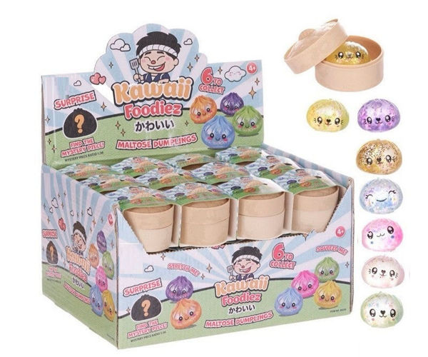 Bild von Maltose Glitzer Dumpling 3,5cm in 5,5cm Bao Bun Kawaii Surprise -  Sugaring / Slow Rise