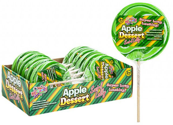 Bild von MR CANDY APPLE DESSERT SWIRL LOLLI, 130g - SÜßWARE