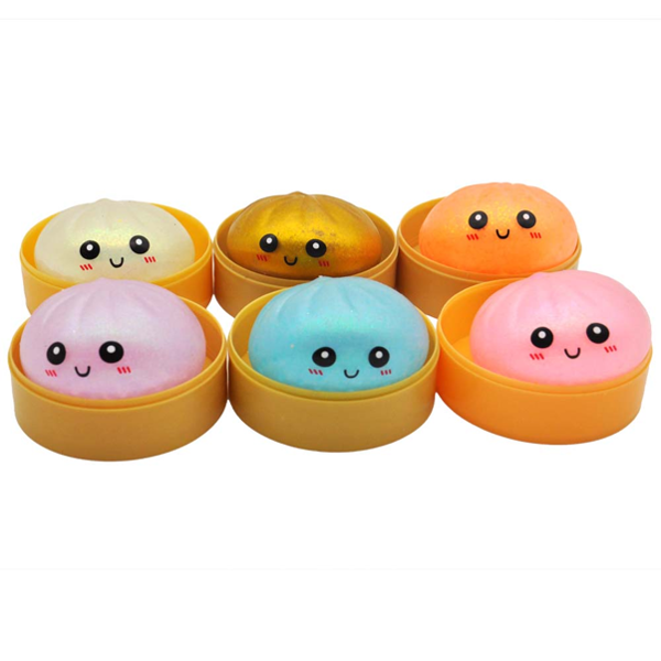 Bild von Squishy Quetsch Dumplings mit Wasserperlen und Glitzer 9cm