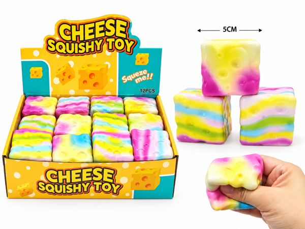 Bild von 5cm Rainbow Käse - Slow Rise / Squishy