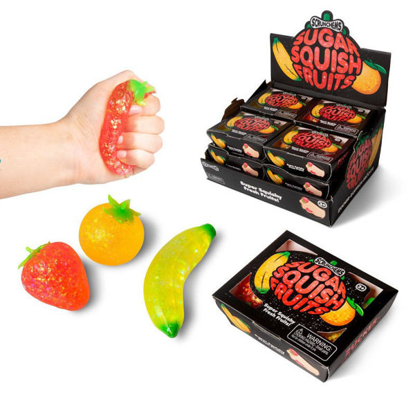 Bild von 3er Set SCRUNCHEMS SUGAR SQUISH FRUITS -  Maltose / Sugaring / Slow Rise